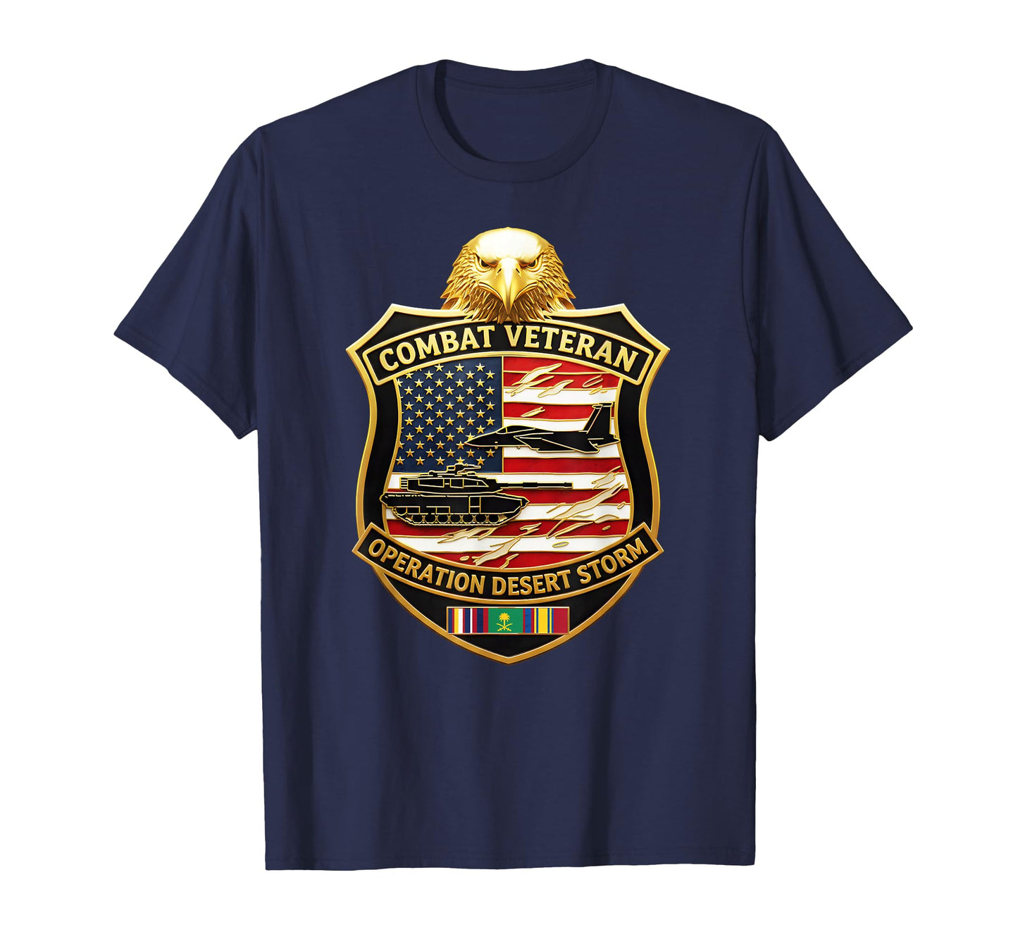 Operation Desert Storm Combat Veteran Gulf War Patriotic T-Shirt