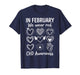 in February We Wear Red CHD Heart Ribbon Women Men Kids T-Shirt