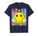 67 33 Days Brighter Smile Face 100 Days of School Boy Girl T-Shirt