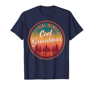 Cool Grandmas Club Official Member Funny for Grandmother T-Shirt