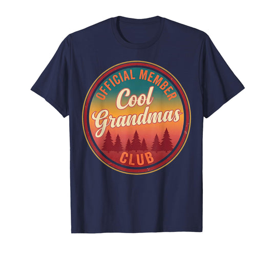 Cool Grandmas Club Official Member Funny for Grandmother T-Shirt