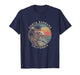Retro Santa Barbara California Drawing Art Design T-Shirt