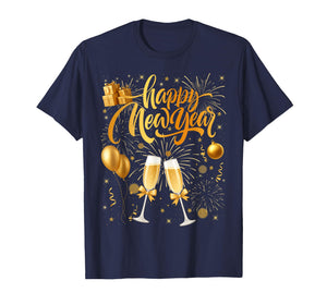 Happy New Year Party 2026 Balloon Family Matching Men Women T-Shirt