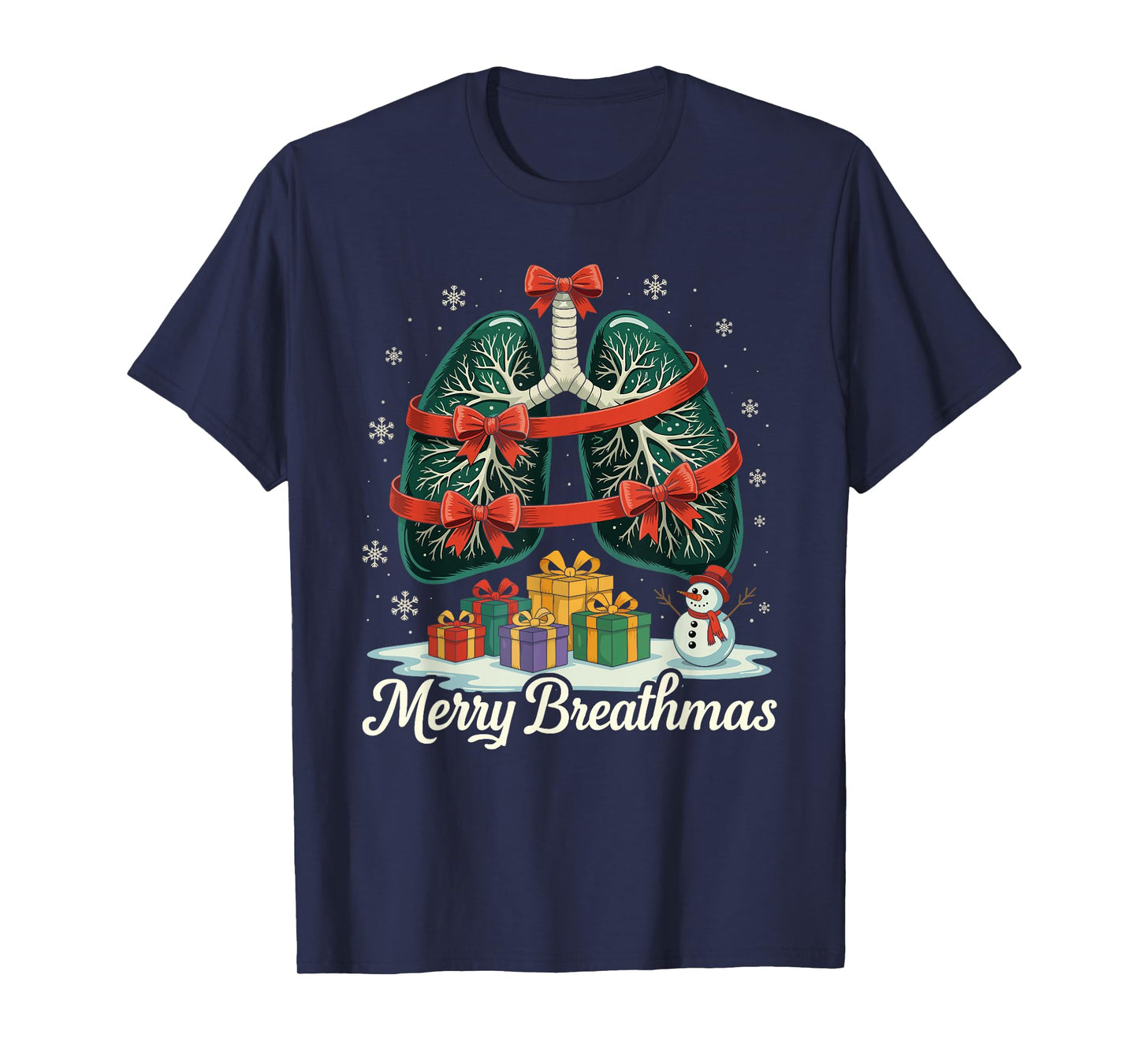 Christmas Respiratory Therapy Crew Xmas RT Nurse T-Shirt