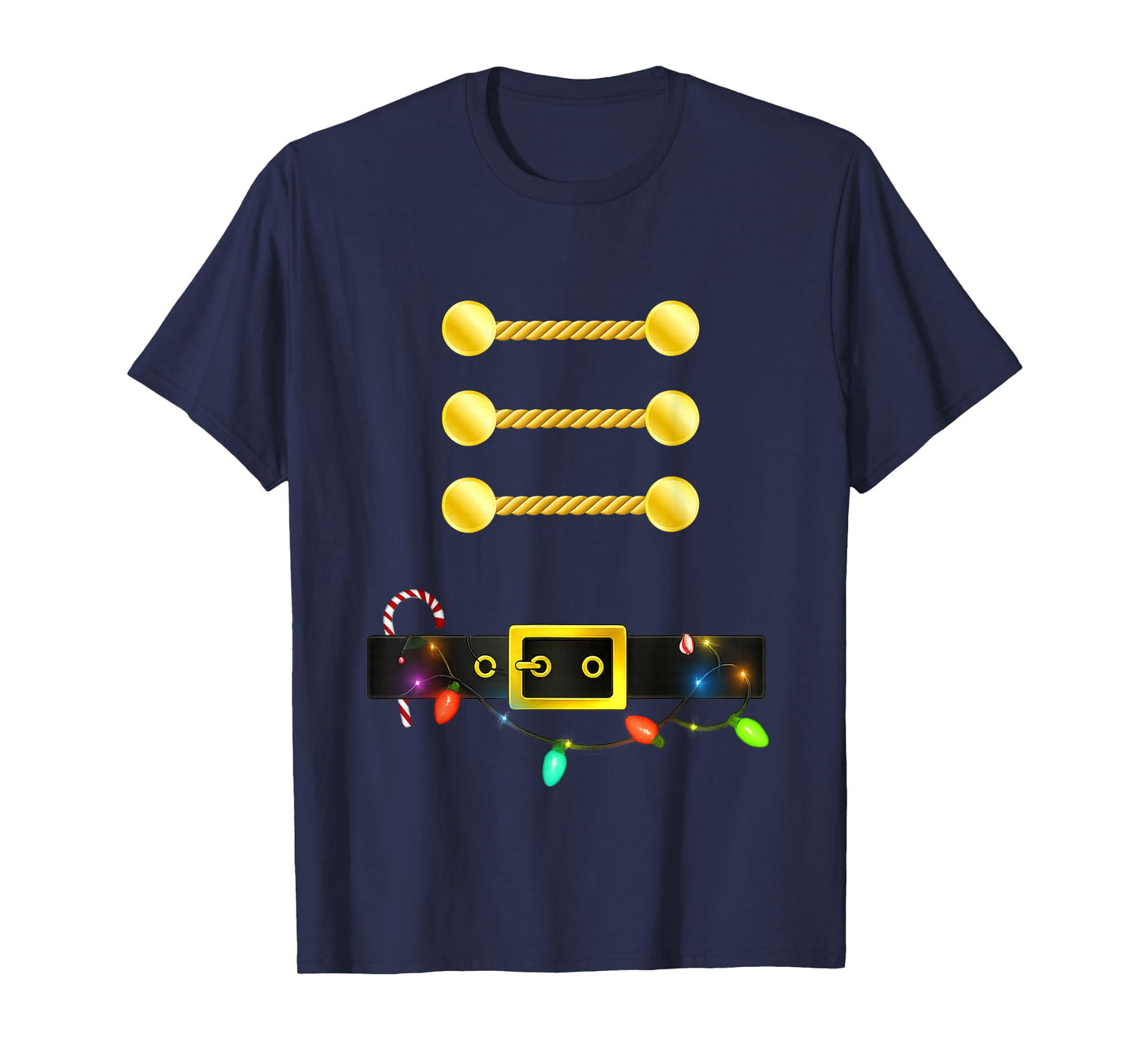 Nutcracker Costume Uniform Lights Matching Toy Soldier T-Shirt