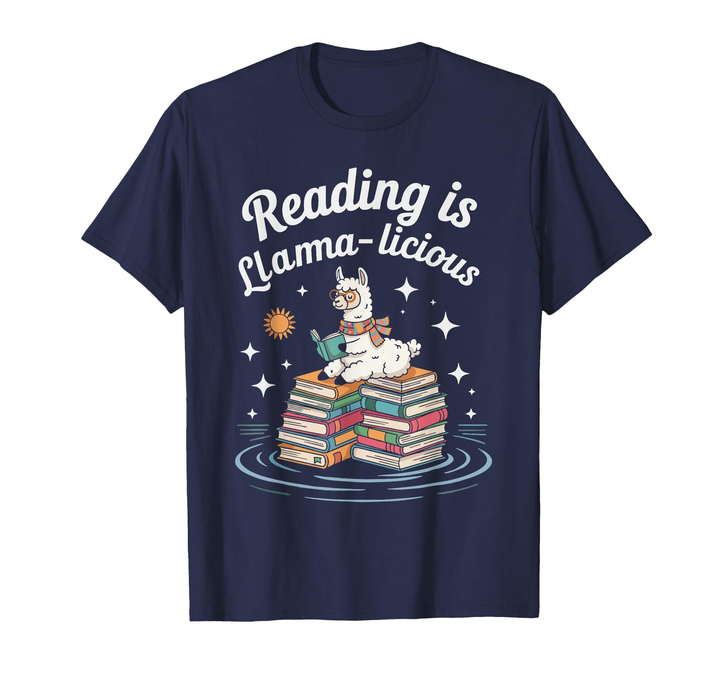 Booktrovert Shirt, Reading is Llama Licious Book Lover T-Shirt
