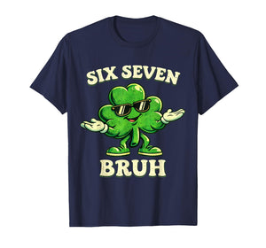 67 St Patricks Day Shirts for Kids Boys Six Seven Bruh Funny T-Shirt