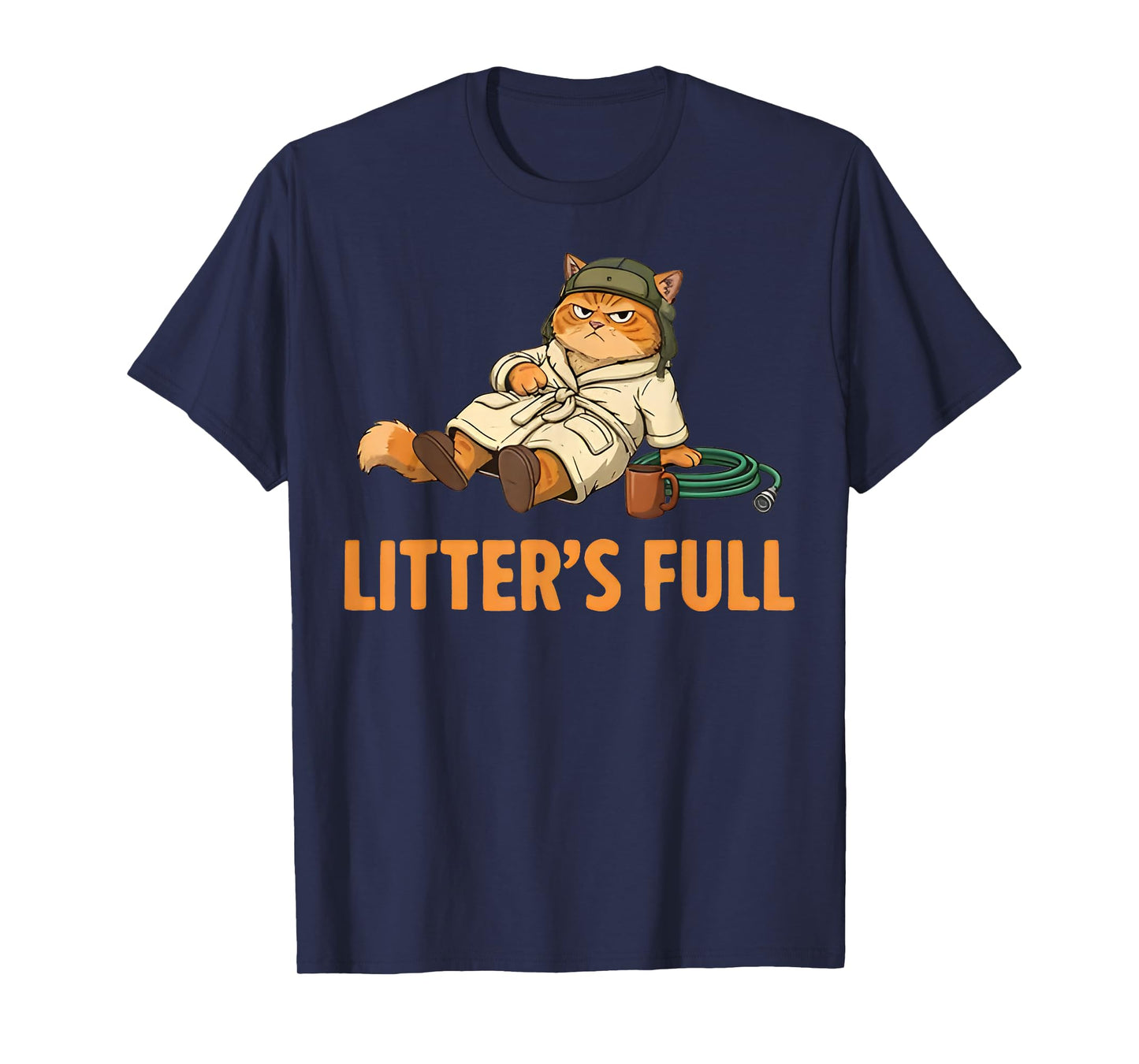 Litter’s Full Cat Parody Tee Christmas Vacation T-Shirt