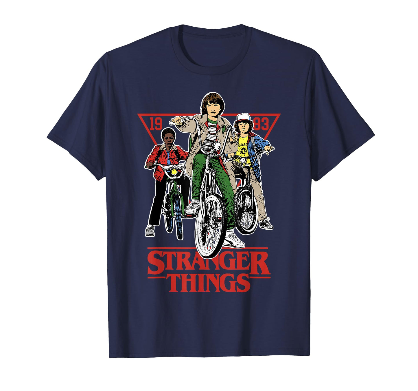 Stranger Things Will Mike Dustin On Bikes 1983 Retro T-Shirt