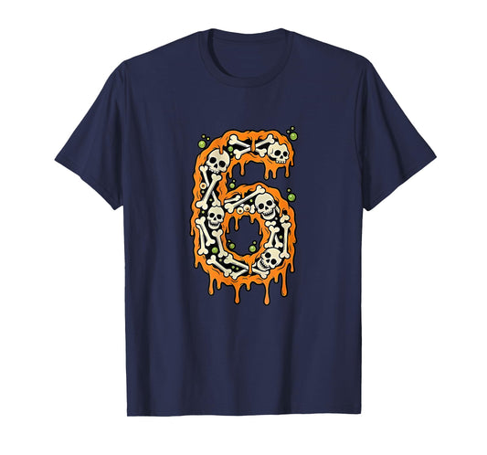 Number 6 Six Seven 6 7 Meme Funny Design Couples Halloween T-Shirt
