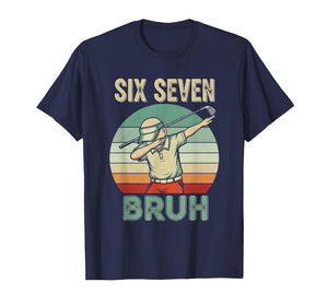 Retro 67 Meme 6 7 Six Seven Bruh Golf Golfer Vintage Golfing T-Shirt