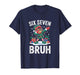 Funny Elf Dab 67 Six Seven Burh Christmas 6 7 Meme Dabbing T-Shirt