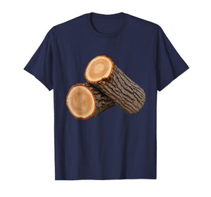 Awesome Wooden Log Costume for Adults and Kids T-Shirt