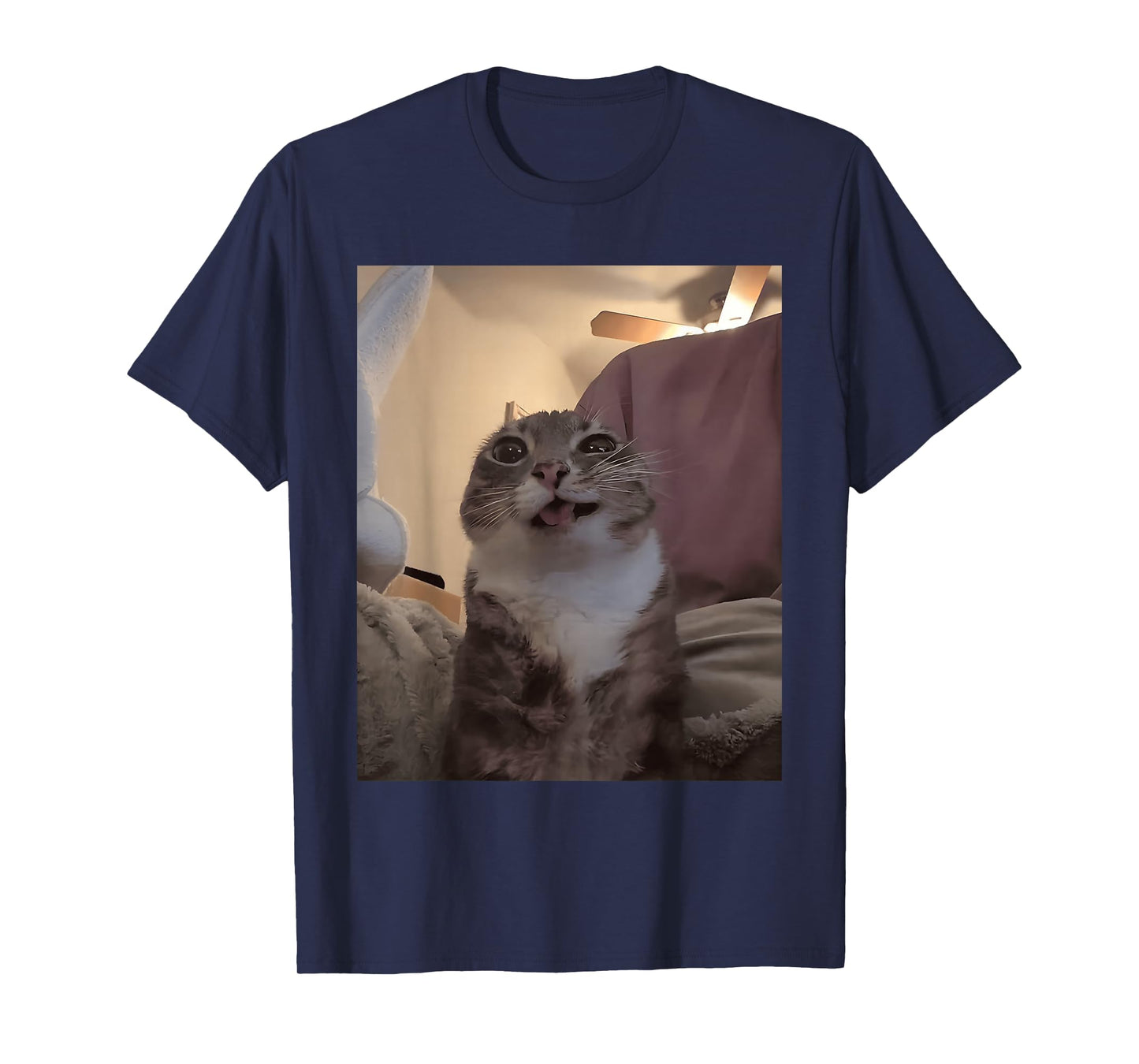 Y2K Freaky Cat Meme Retro Vintage Aesthetic Brainrot T-Shirt