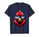 Cool Red Cardinal Bird in Sunglasses Retro 80s Vibe Tee T-Shirt
