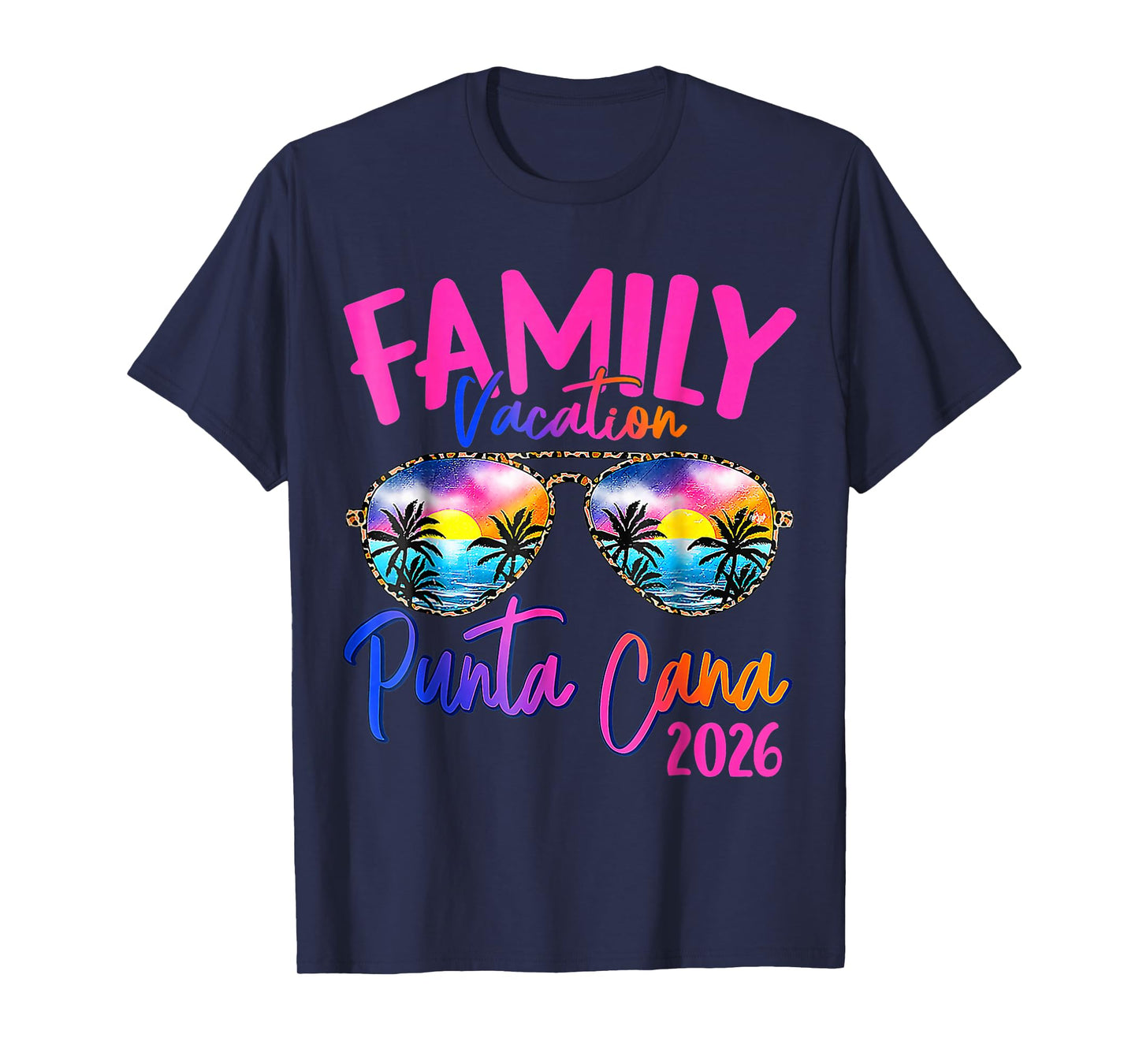 Family Vacation Punta Cana 2026 Matching Holiday Summer T-Shirt