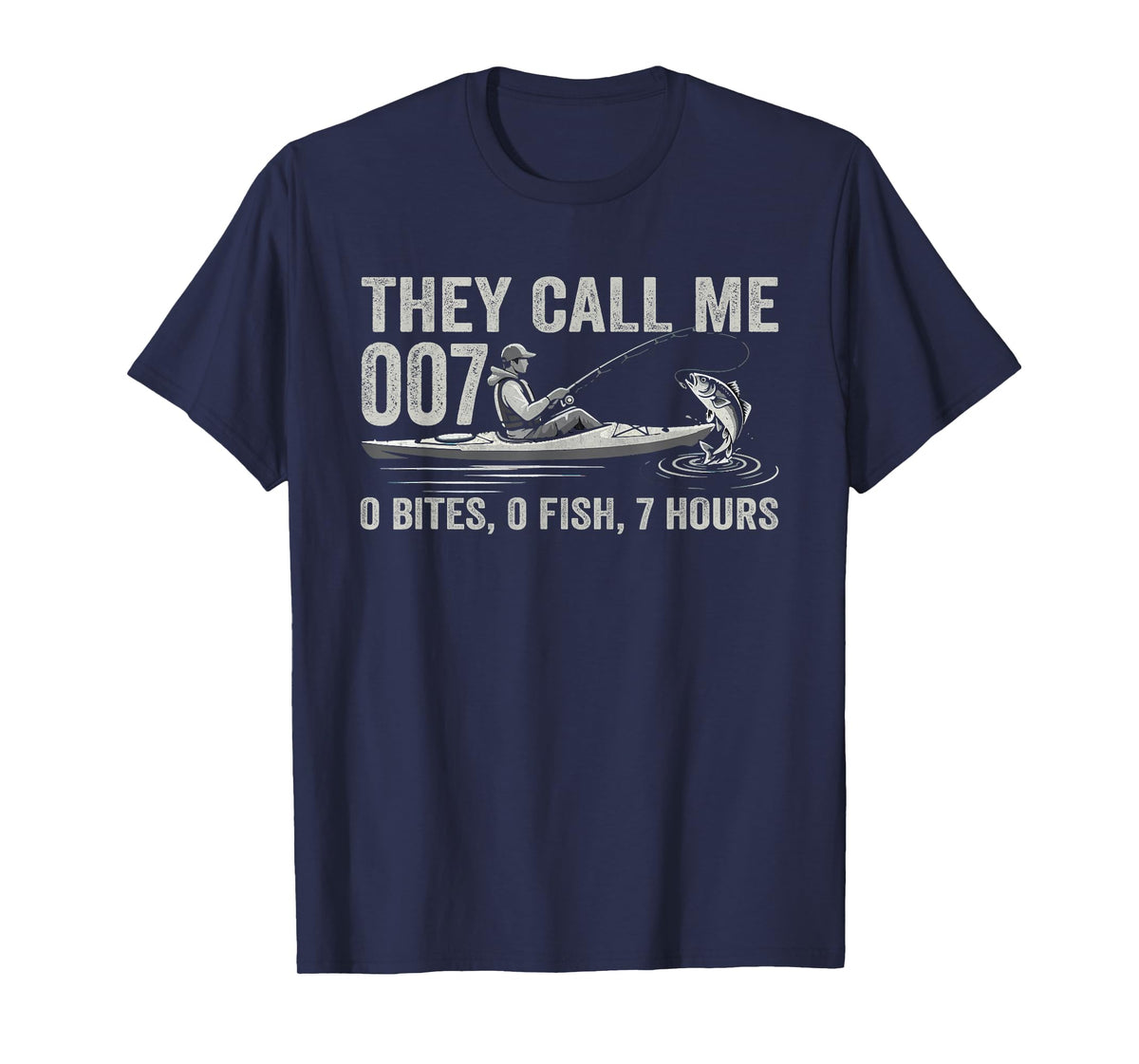 Funny Fishing Humor - They Call Me 007 Fishing T-Shirt