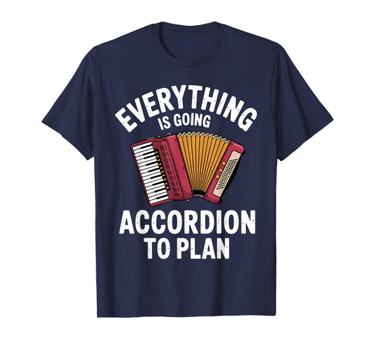 Accordion Art for Men Women Accordionist Accordion Player T-Shirt