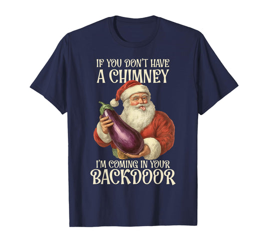 Funny Dirty Christmas Inappropriate Christmas Dirty Santa T-Shirt