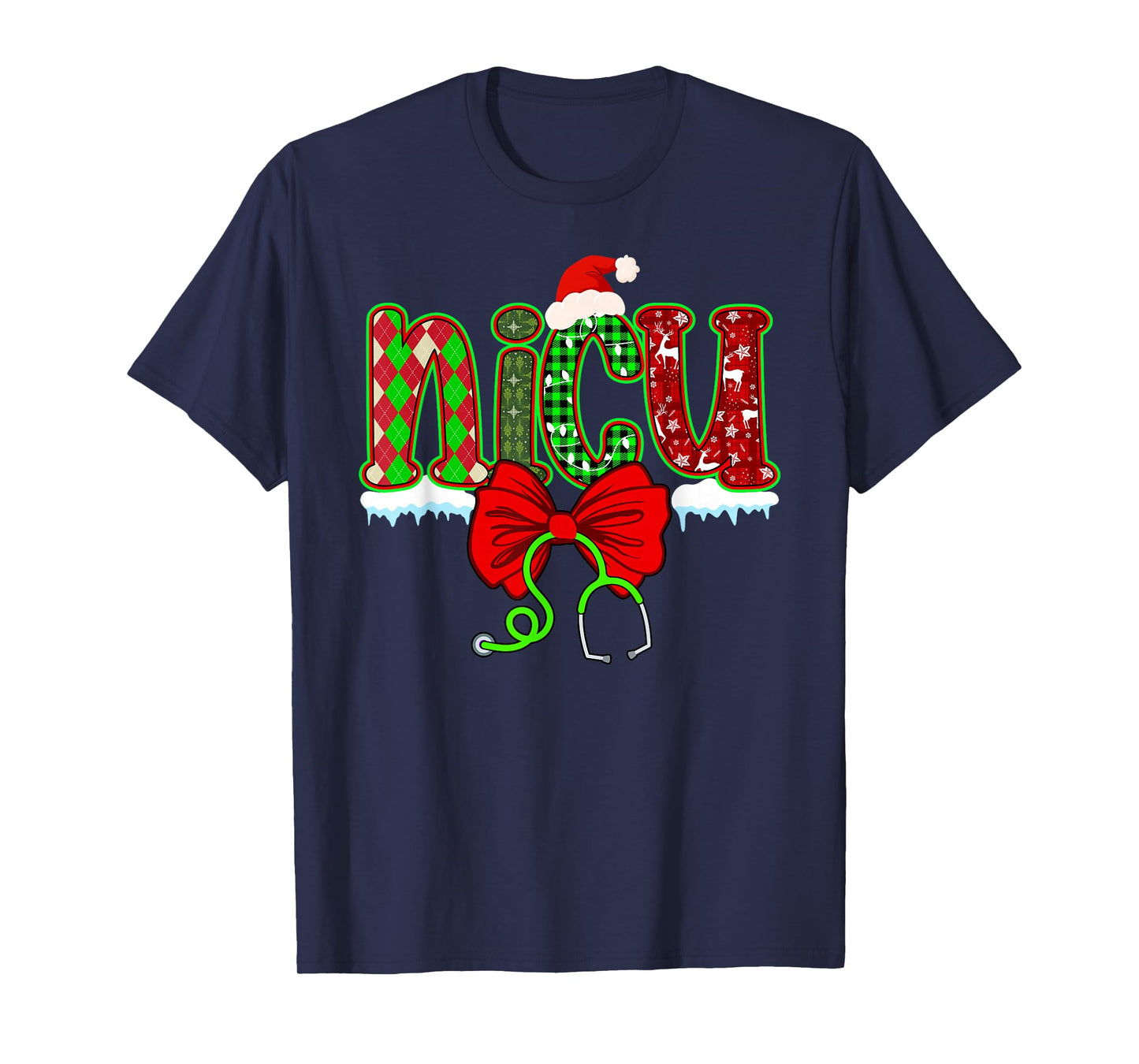 Christmas NICU Xmas Neonatal Intensive Care Unit Coquette T-Shirt
