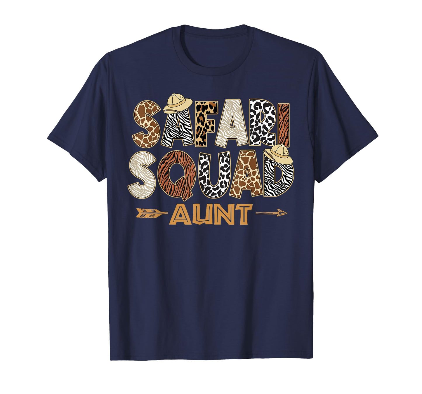 Safari Zoo Safari Squad Aunt of Birthday Boy Girl T-Shirt