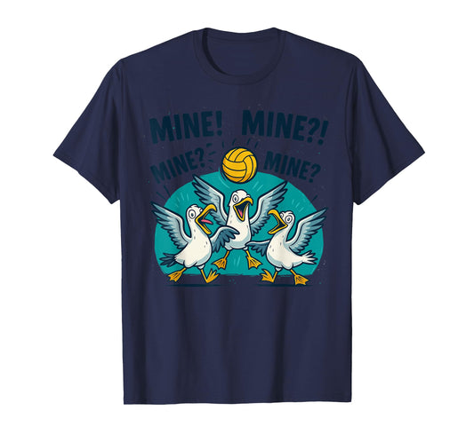 Volleyball Costume for Girls Women, Volleyball Seagull Mine T-Shirt