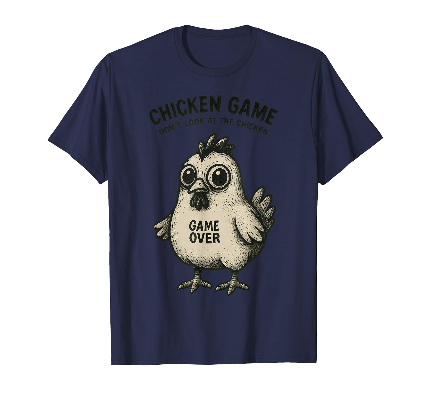 Funny Chicken Game Graphic Tee Men Women Teens Boys Girls T-Shirt