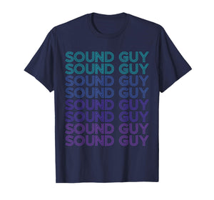 Sound Guy Sound Engineer Retro Audio Engineer T-Shirt