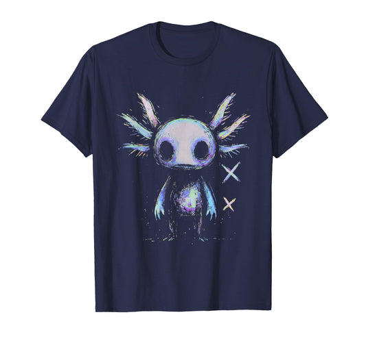 Pastel Goth Axolotl Creepy Gothic T-Shirt