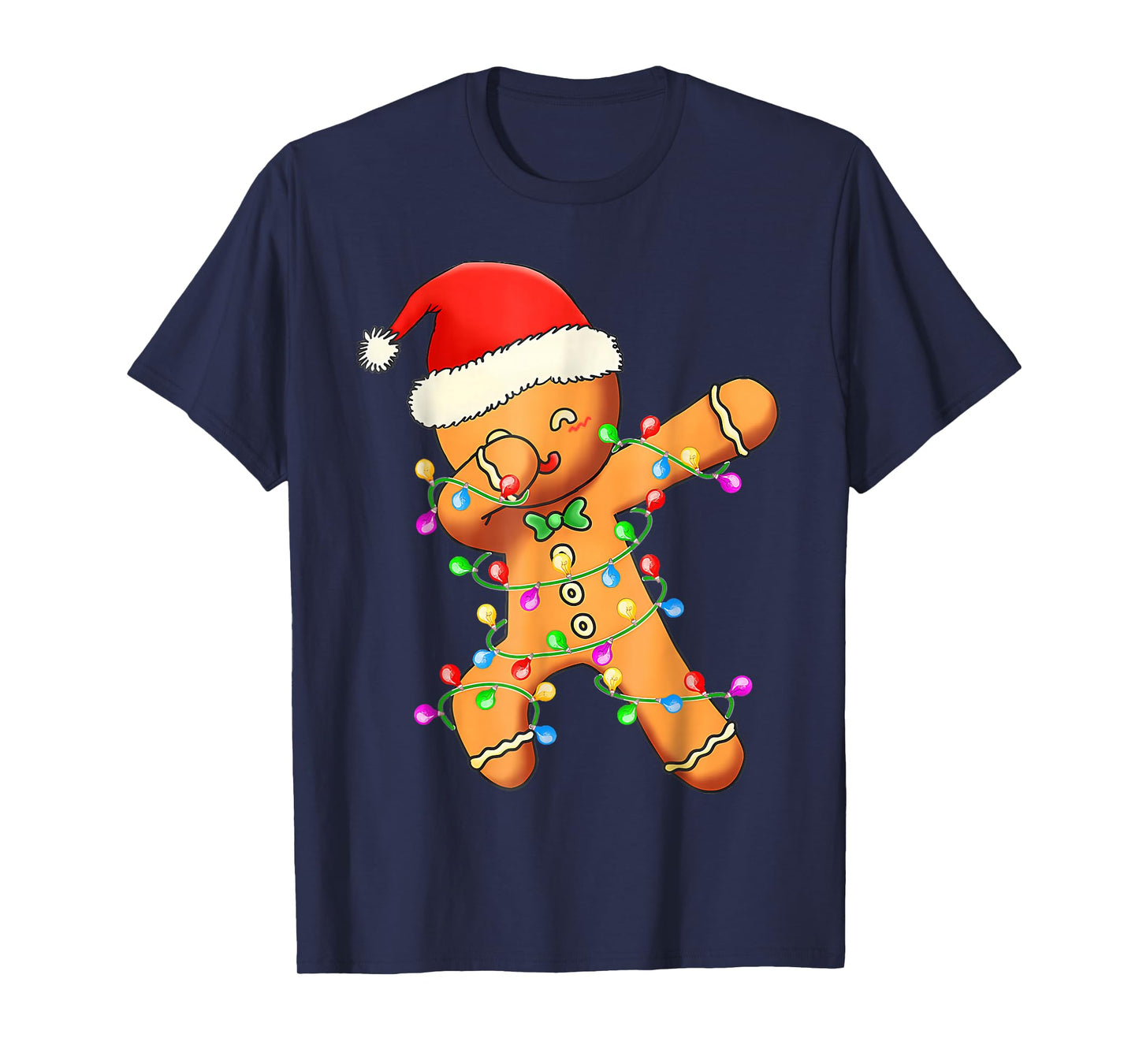 Dabbing Gingerbread Christmas T-Shirt