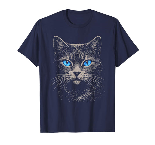 Funny Vintage Grunge Style Cat Art Retro Cat Lover Pet Cat T-Shirt