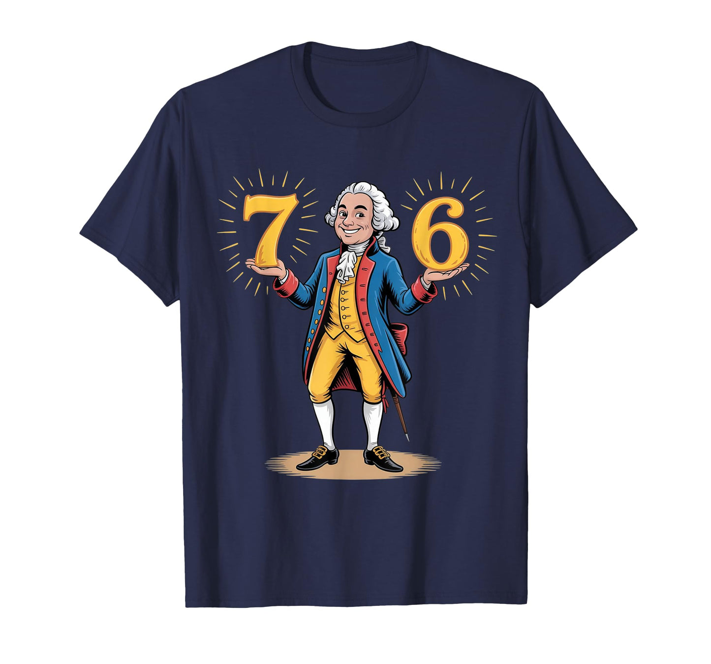 6-7 7-6 George Washington Seven Six T-Shirt