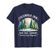 Columbia Inn Pine Tree Frosty Cozy Winter Christmas T-Shirt
