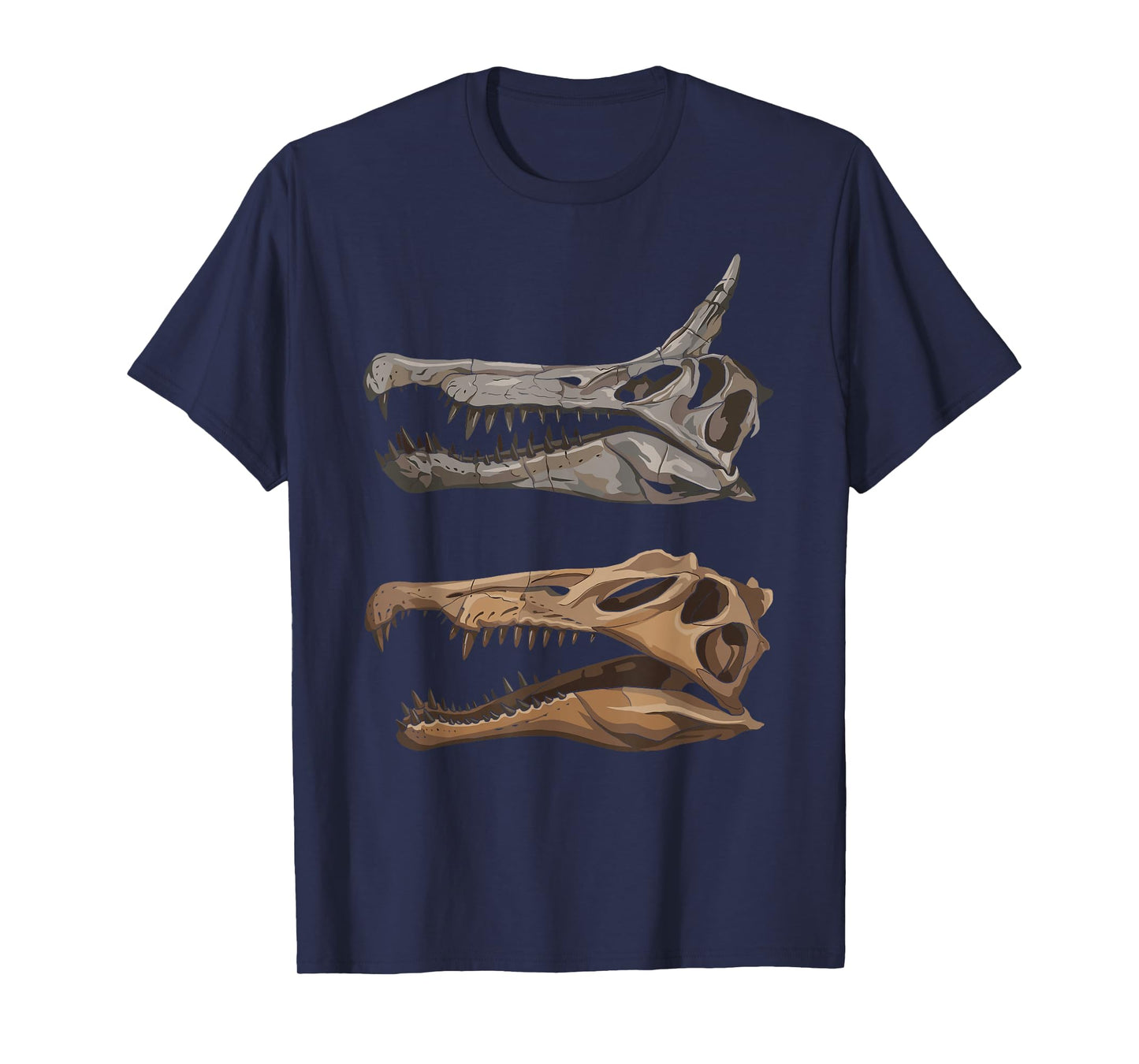 Spinosaurus Mirabilis Spinosaurus Aegyptiacus Dinosaur Skull T-Shirt