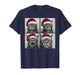 Funny Christmas American Shorthair cat Santa Photo Booth T-Shirt