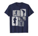 Running Collage Runner Men Coach Marathoner Run Dad T-Shirt