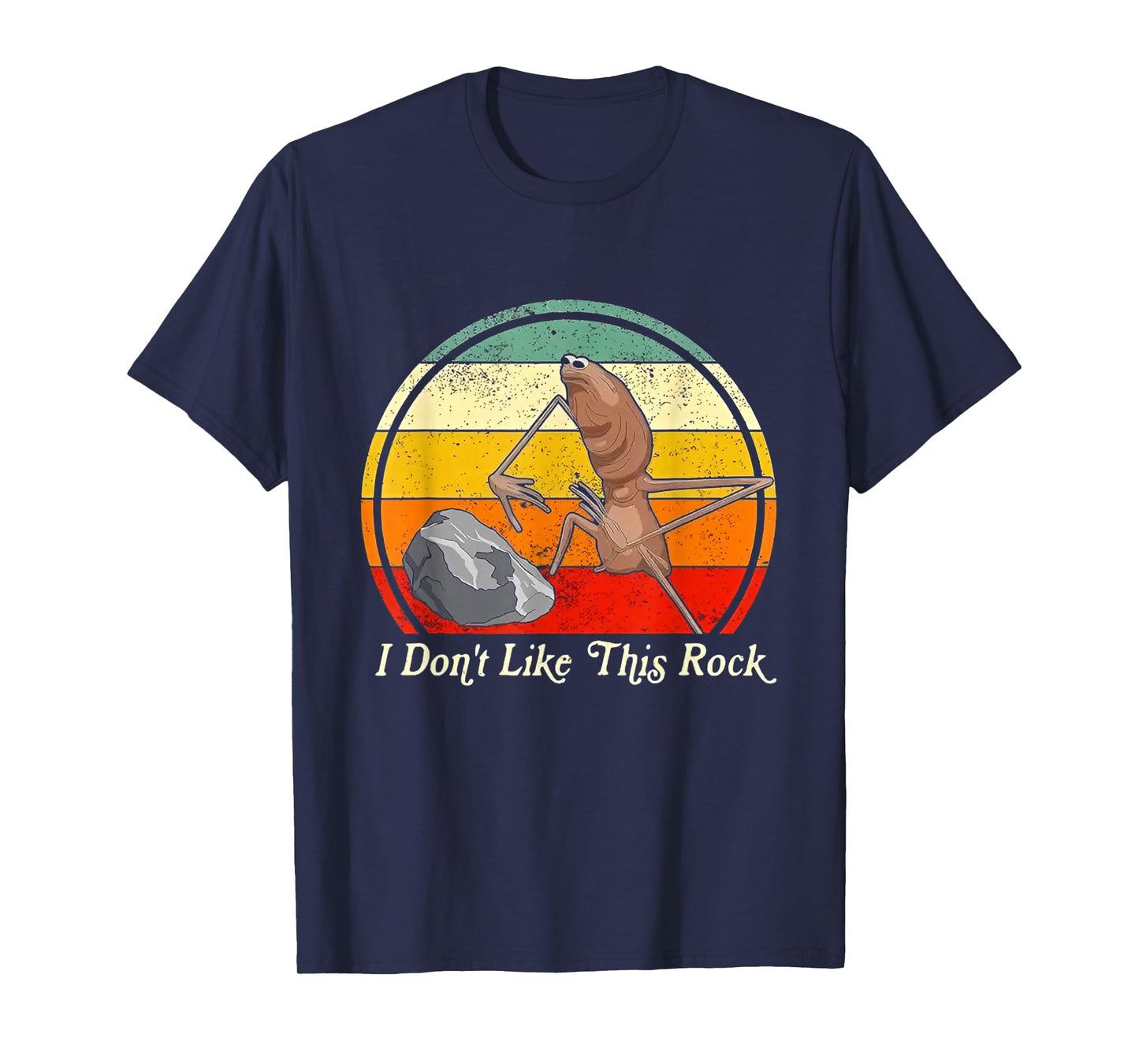 I Don't Like This Rock Marcus The Worm Meme Retro Vintage T-Shirt