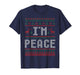 I Come in Peace Couple Matching Ugly Christmas Sweater T-Shirt