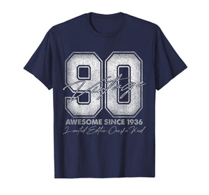 90 Year Old Gifts Vintage 1936 Limited Edition 90th Birthday T-Shirt