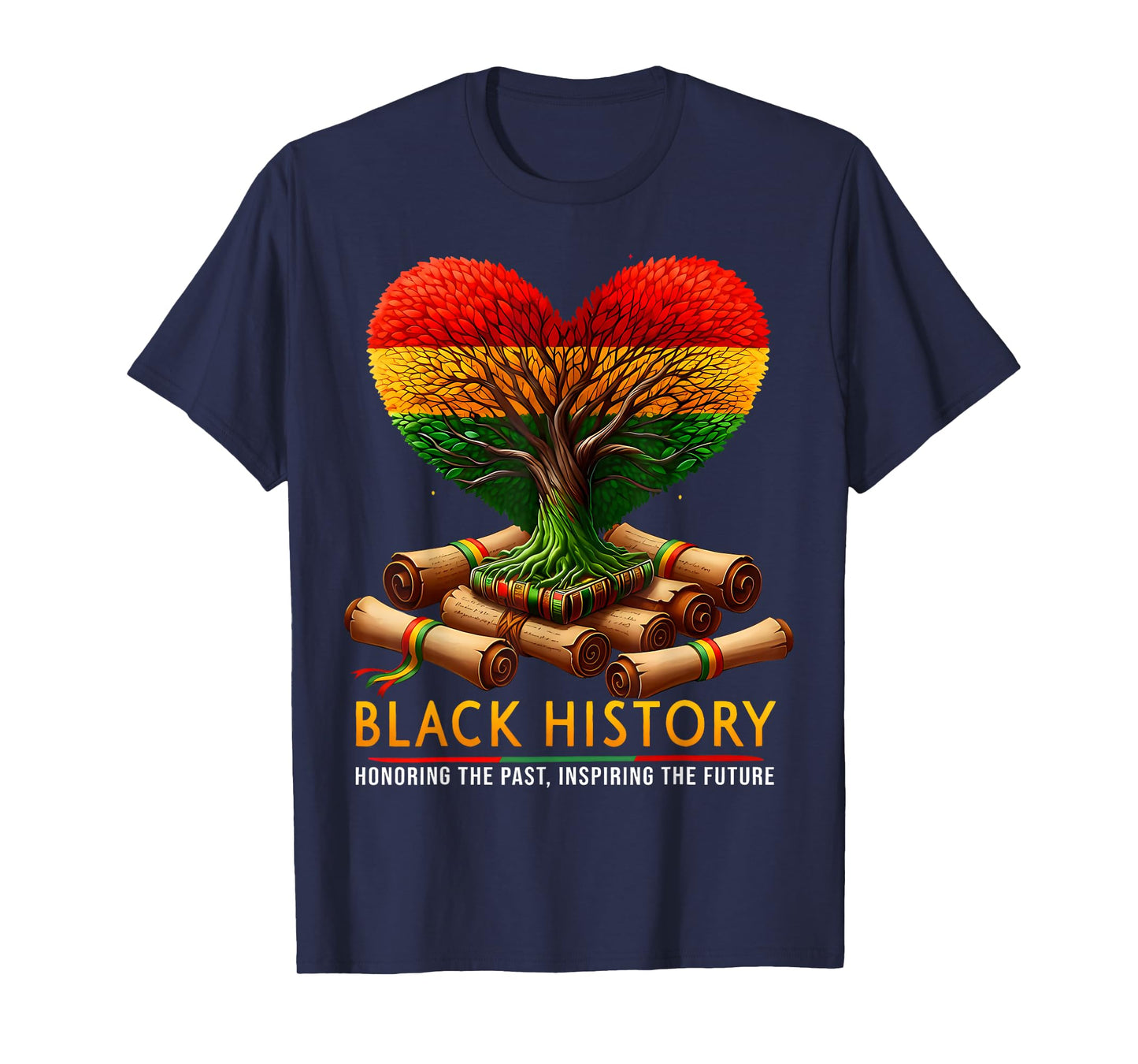 Honoring The Past Inspiring The Future Black History Teacher T-Shirt