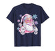 Girls Christmas Santa Bubblegum Christmas T-Shirt