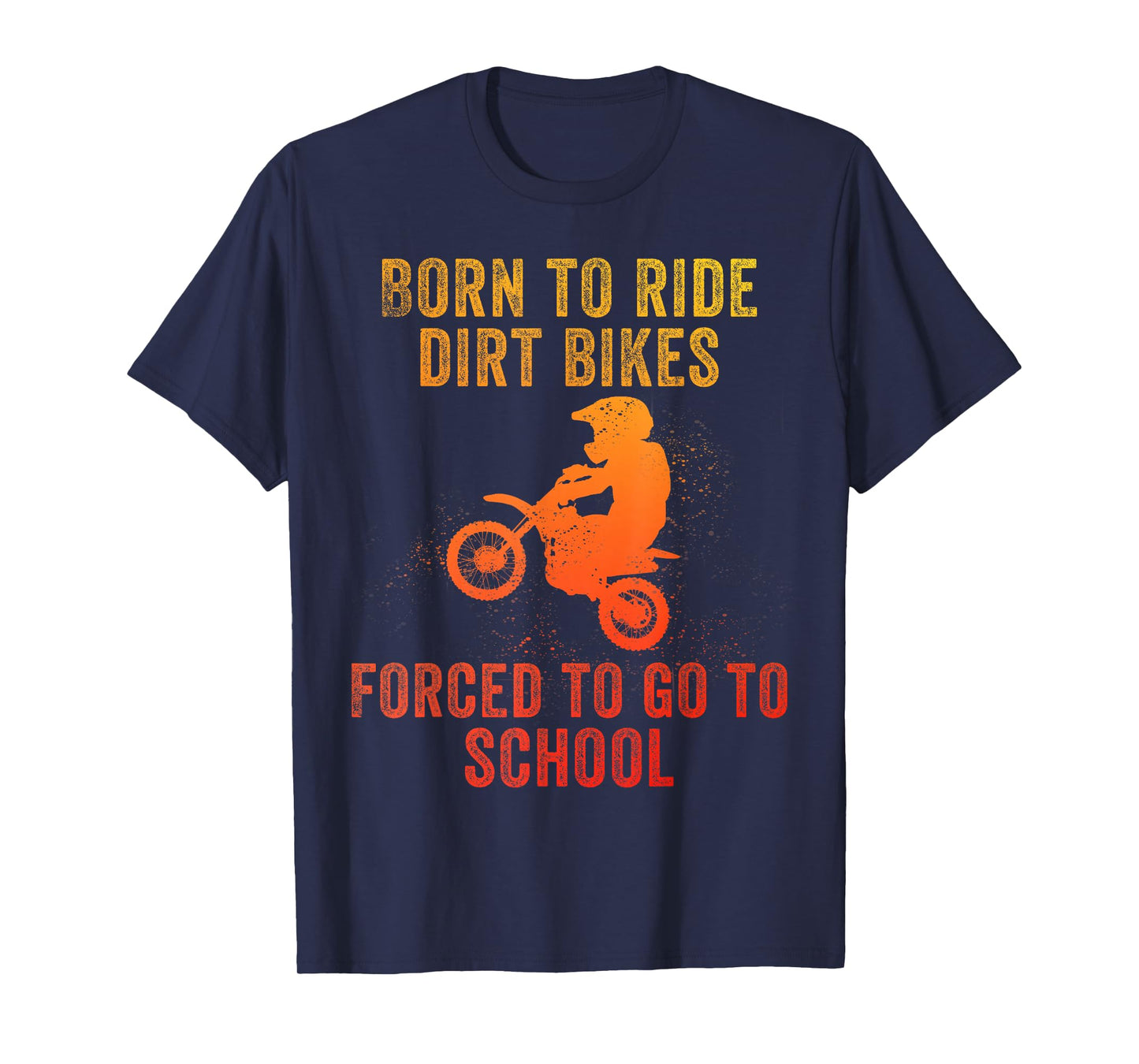 Funny Dirt Bike Art for Boys Girls Motocross Dirt Bike Rider T-Shirt