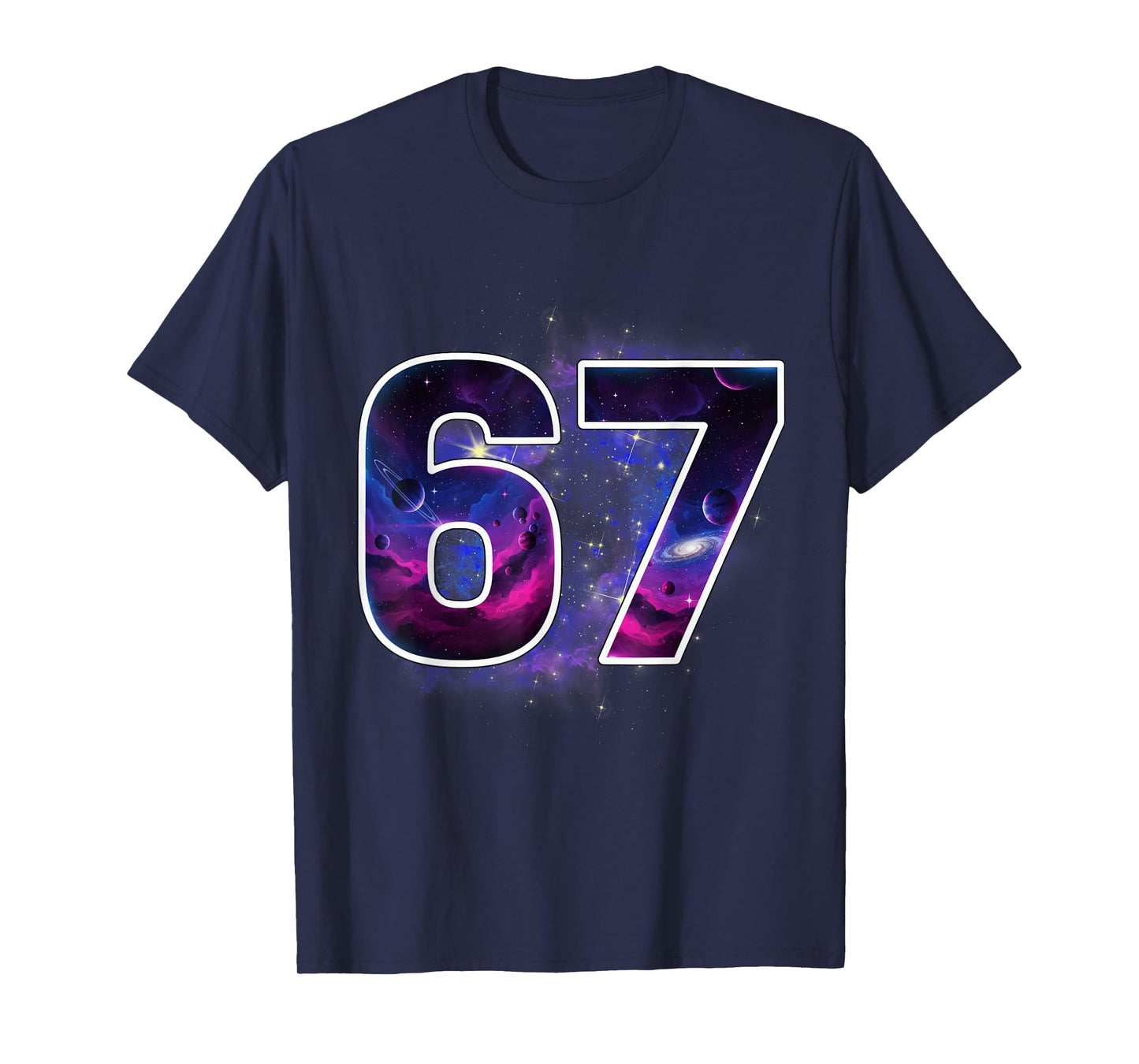 Funny Six Seven 6 7 Meme Gen Alpha Slang 6 7 T-Shirt