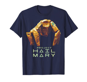 Project Hail Mary Rocky The Alien Distressed Portrait T-Shirt
