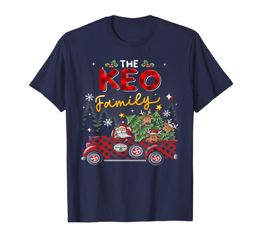 The Keo Family Christmas Matching Pajamas Group Gift T-Shirt