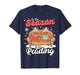 Christmas School Teacher Retro Librarian Groovy Xmas Books T-Shirt
