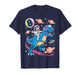 Astronaut Trex Dinosaur 8 Years Old Space Kids 8th Birthday T-Shirt
