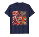 Edgy Valentine Collage Love Candy Lips Dice Art T-Shirt