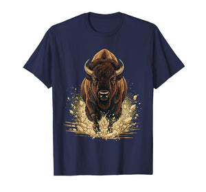 Buffalo Bison American Love Bison for Mom Dad Kids T-Shirt