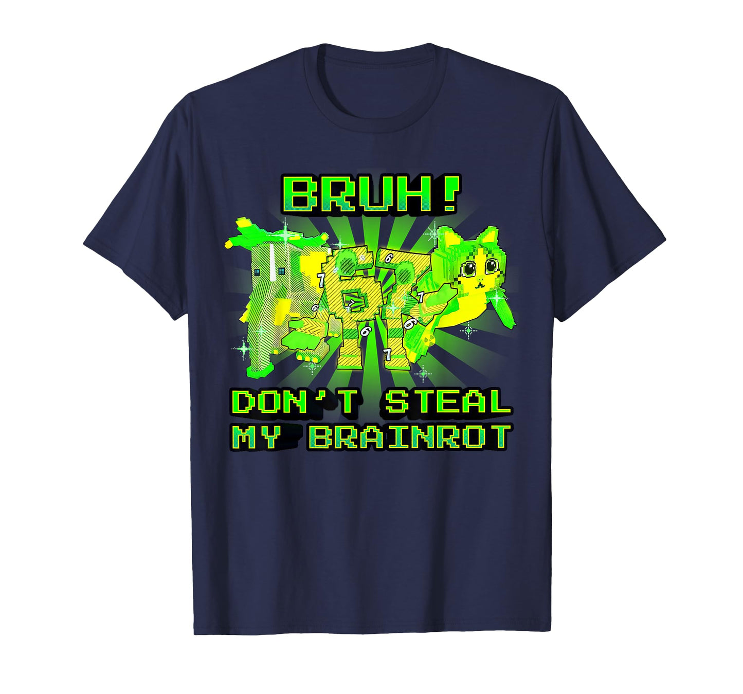 Bruh Don't Steal My OG Brainrots Funny Meme for Boys Kids T-Shirt